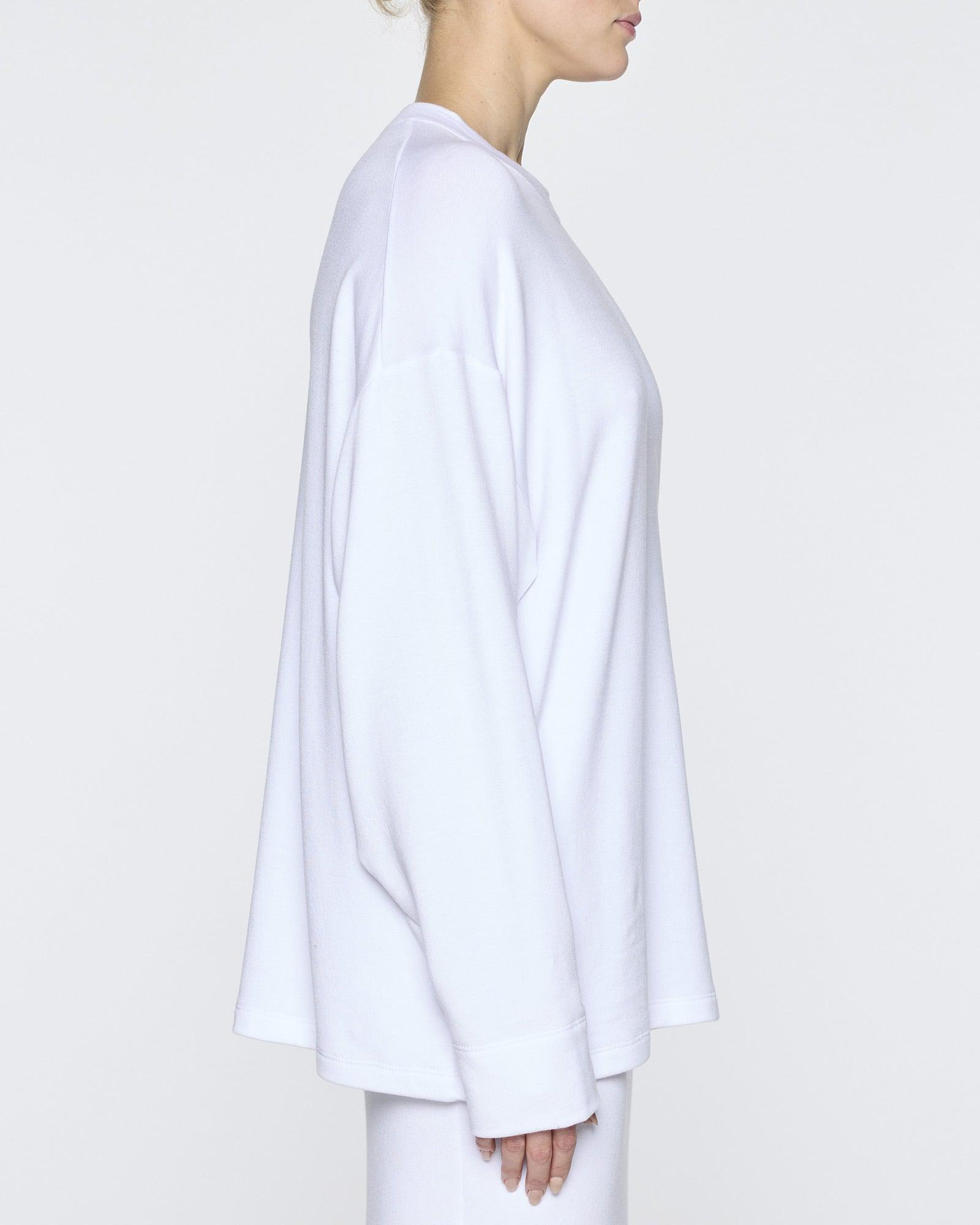White | Women's Oversized Crew Neck