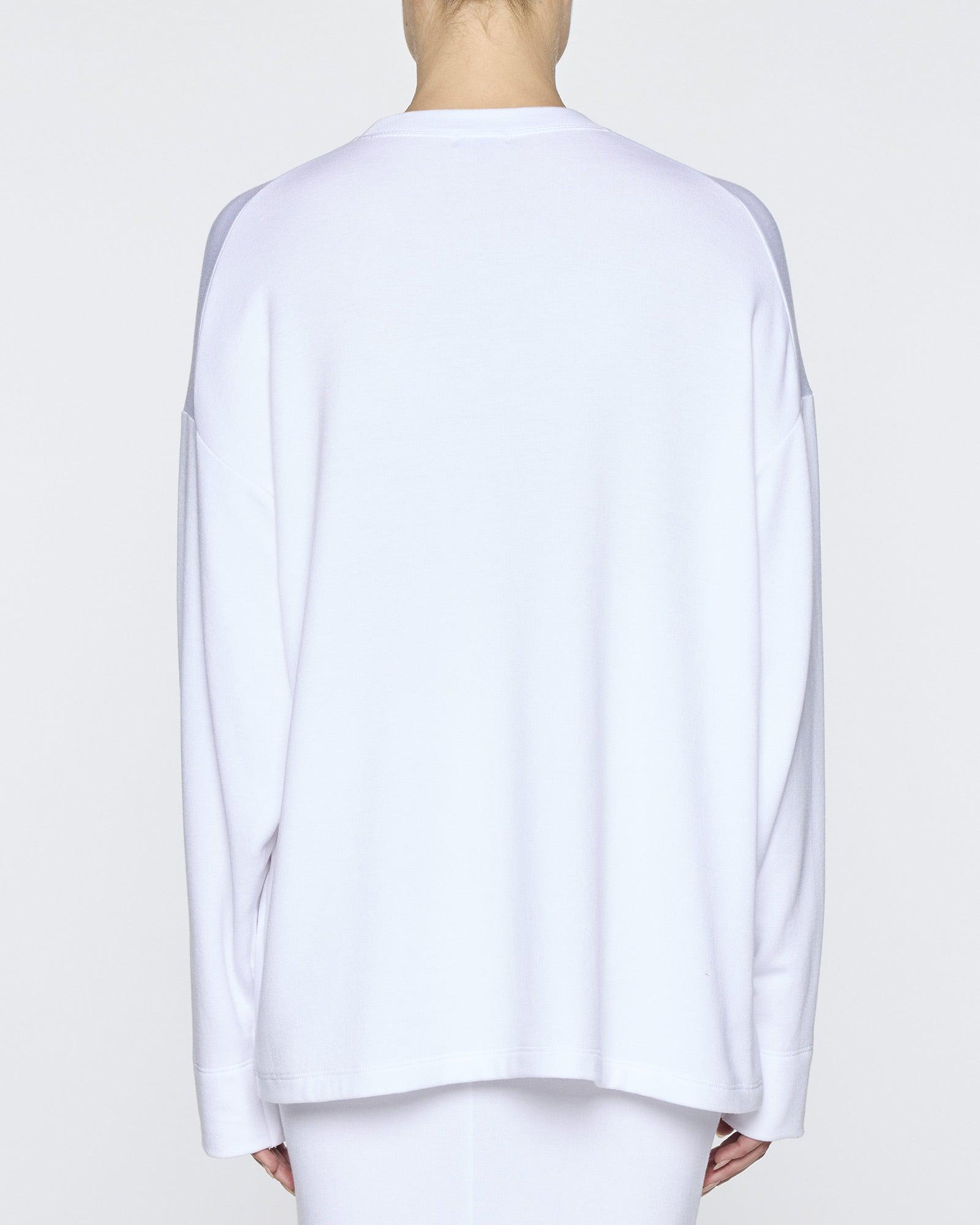 White | Women's Oversized Crew Neck
