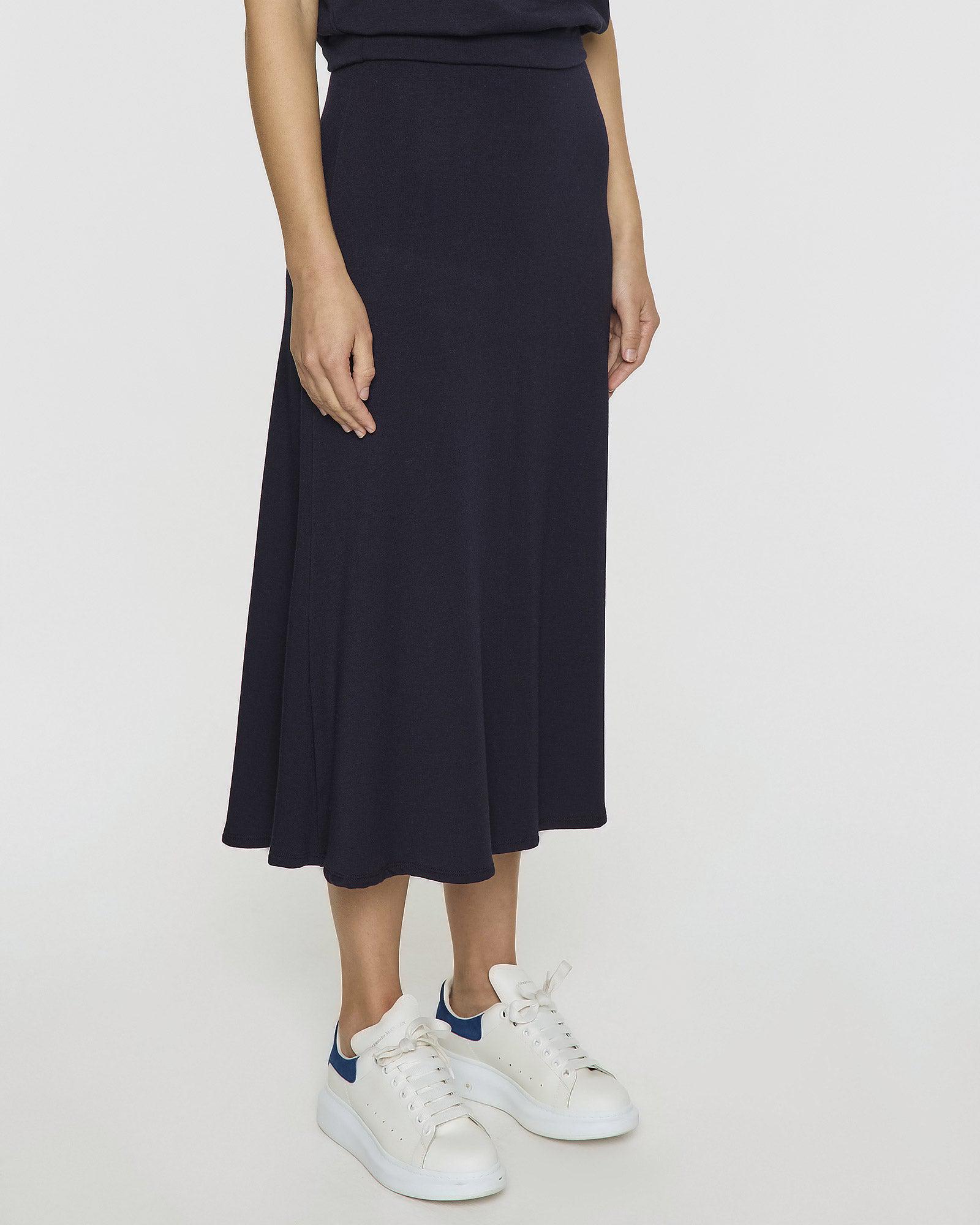 Navy | The A-Line Skirt by Bleusalt