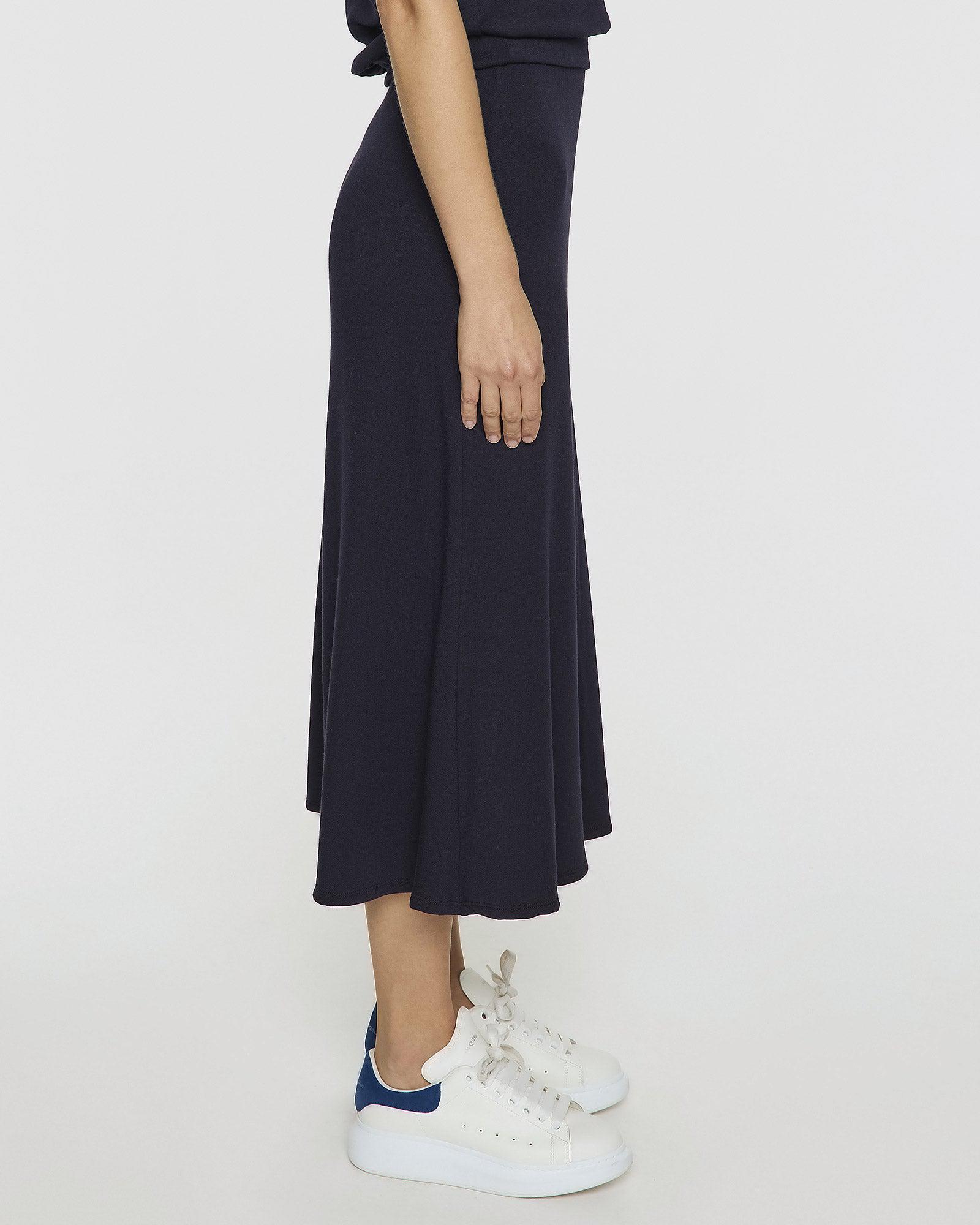 Navy | The A-Line Skirt by Bleusalt