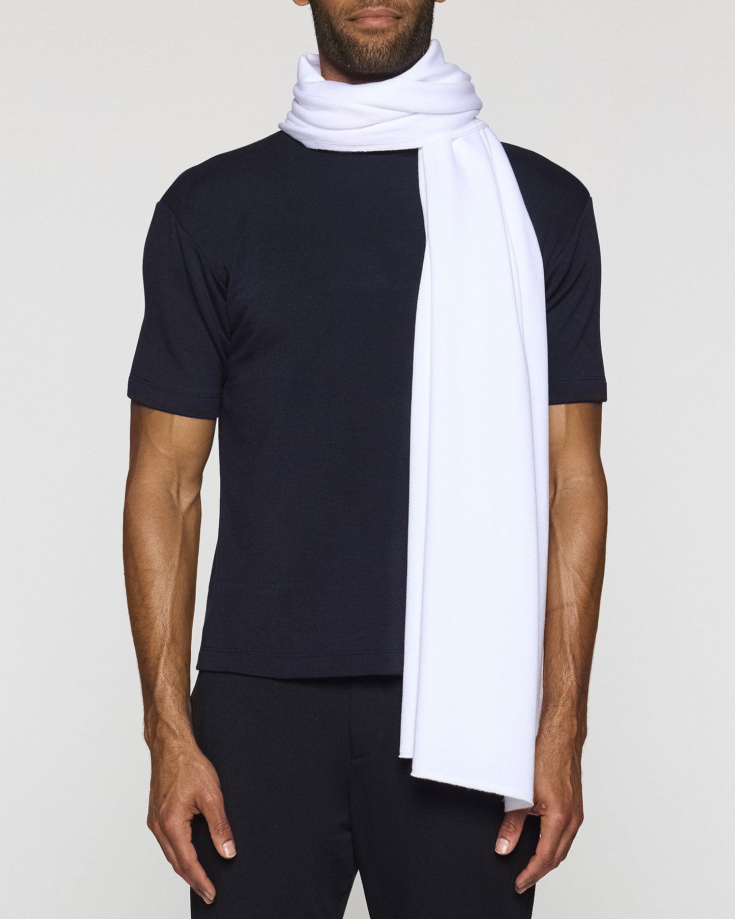 White | The Men's Scarf