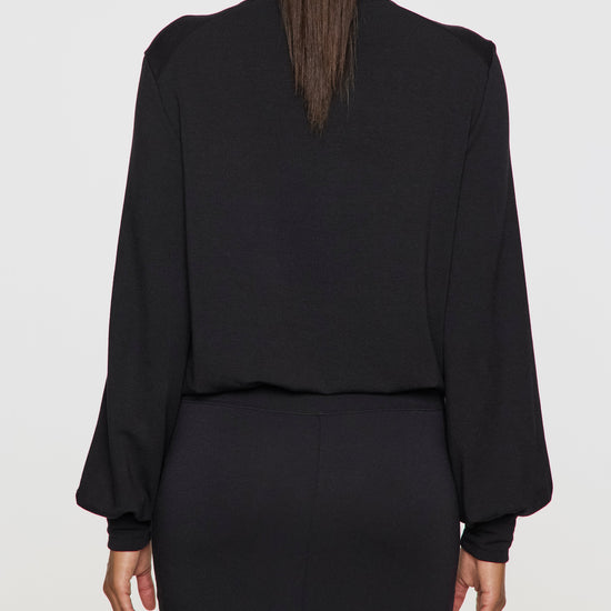 Black | Bubble Crew from the Back