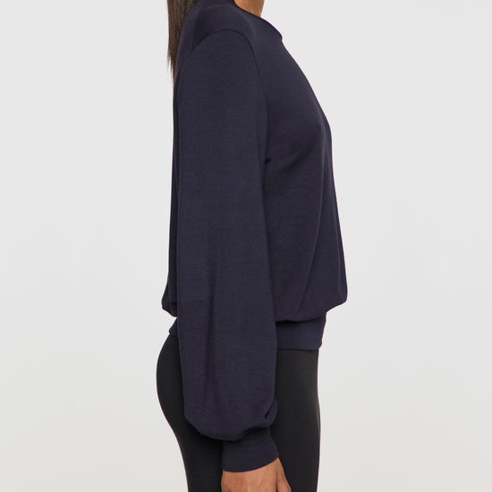 Navy | Bubble Crew Side Shot