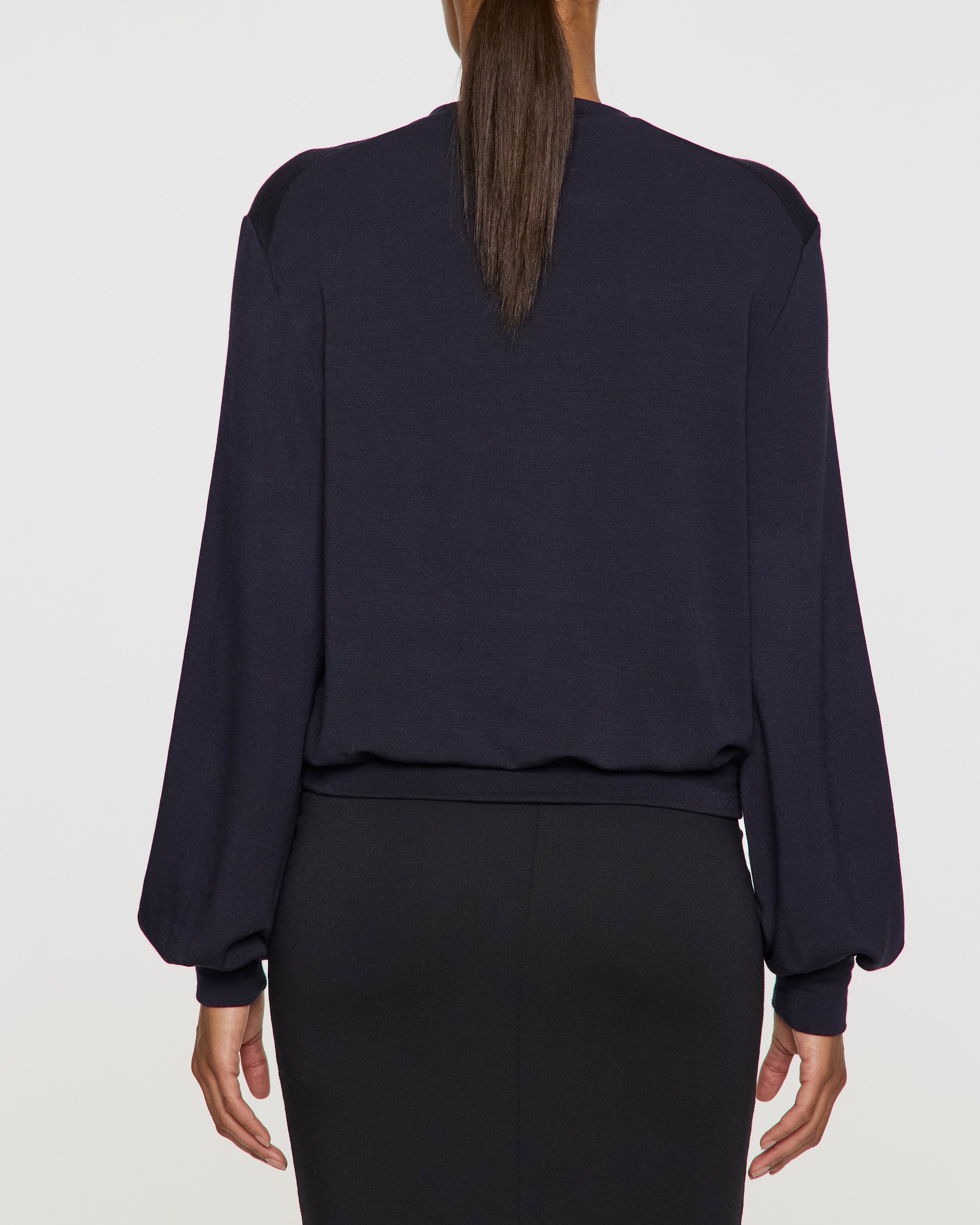 Navy | Bubble Crew Rear View