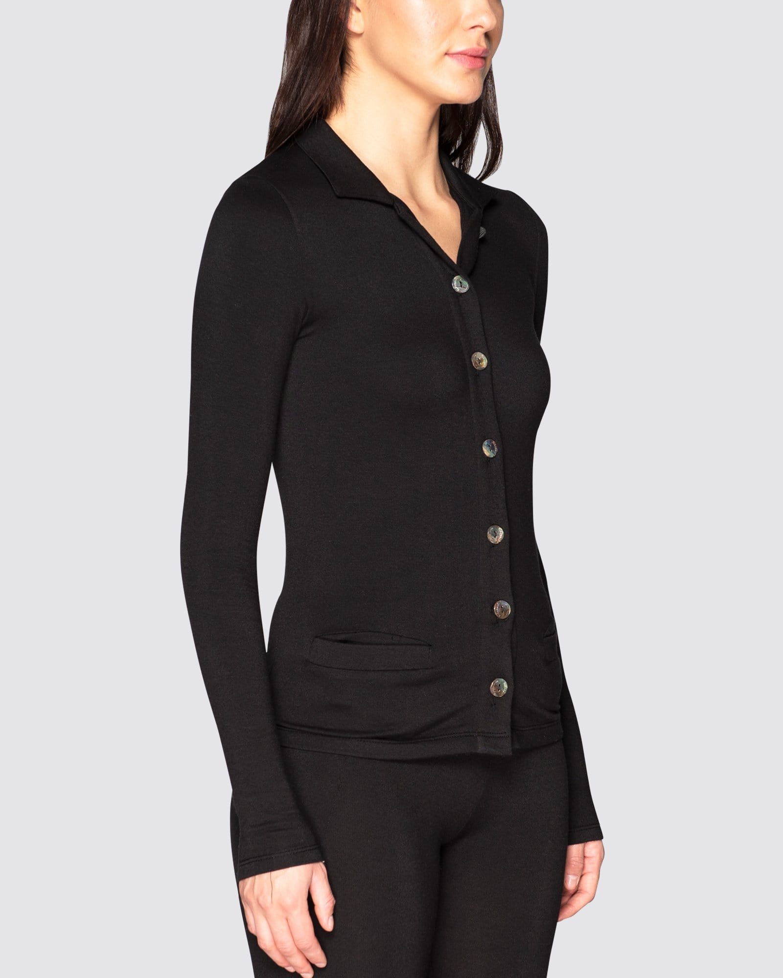 Black | Soft Women's Cardigan