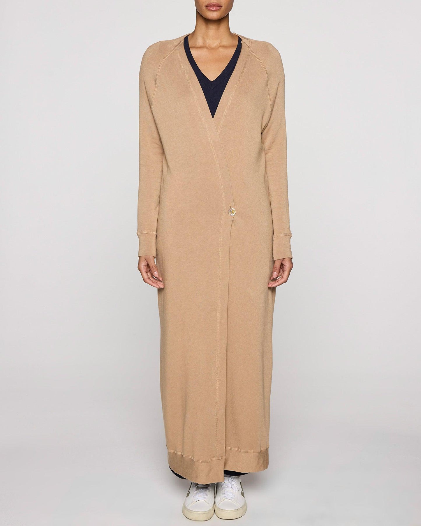 Camel | Duster Buttoned Up