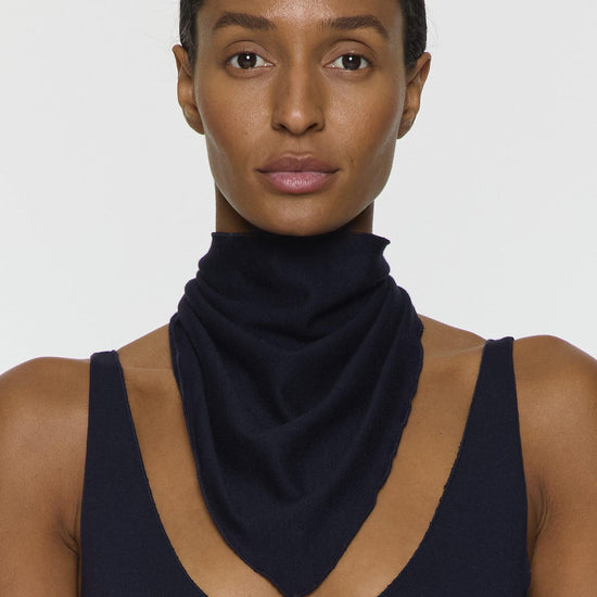 Navy | The Little Triangle Scarf
