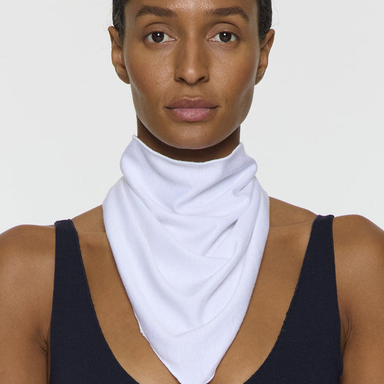 White | The Little Triangle Scarf