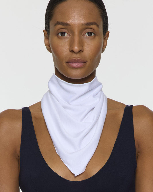 White | The Little Triangle Scarf