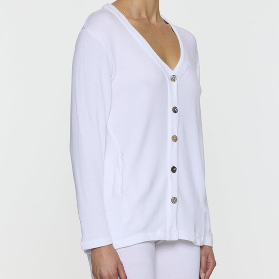 White | The Oversized Womens Cardigan