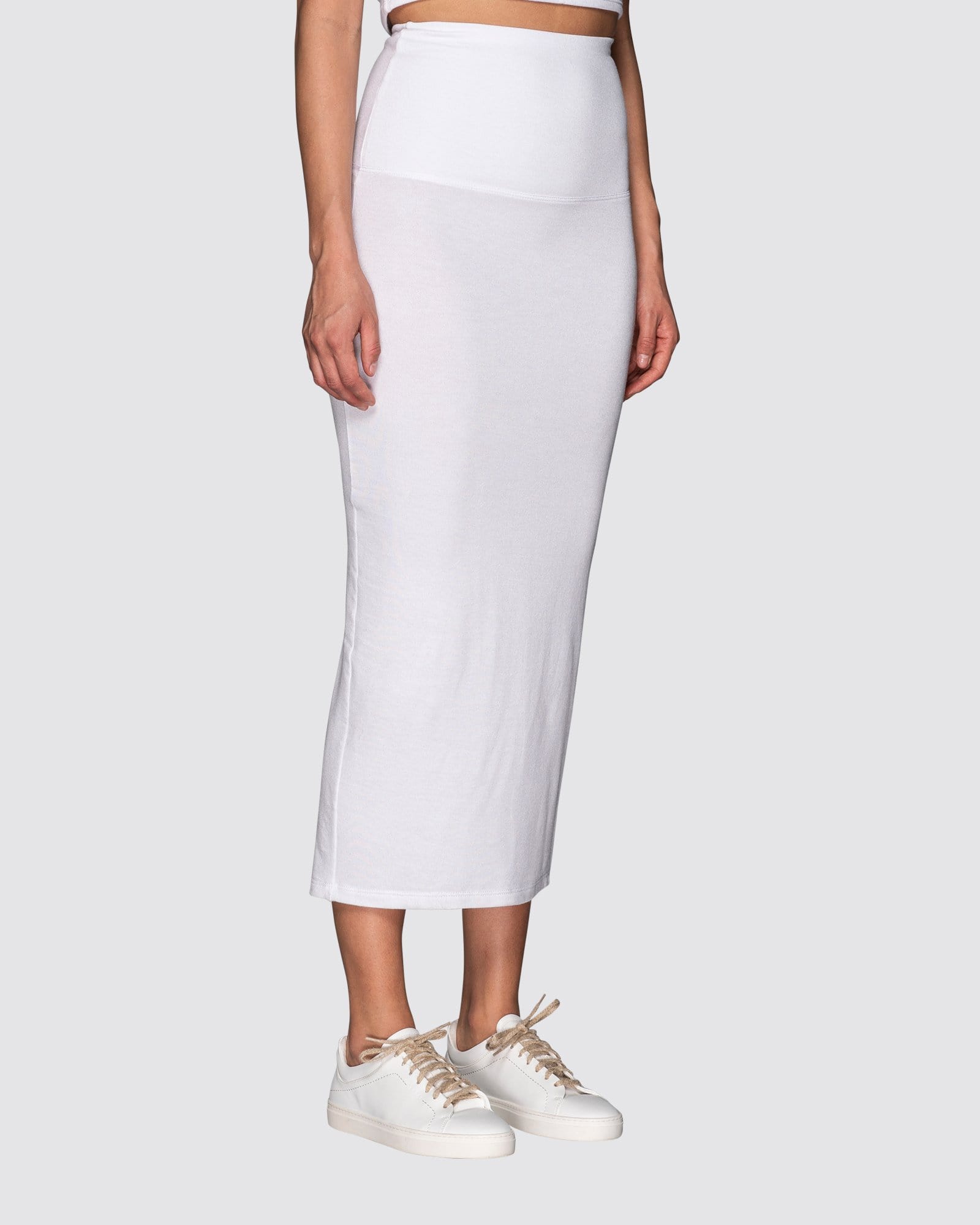 White | Tube Skirt by Bleusalt