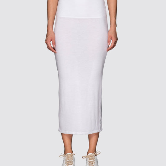 White | Tube Skirt by Bleusalt