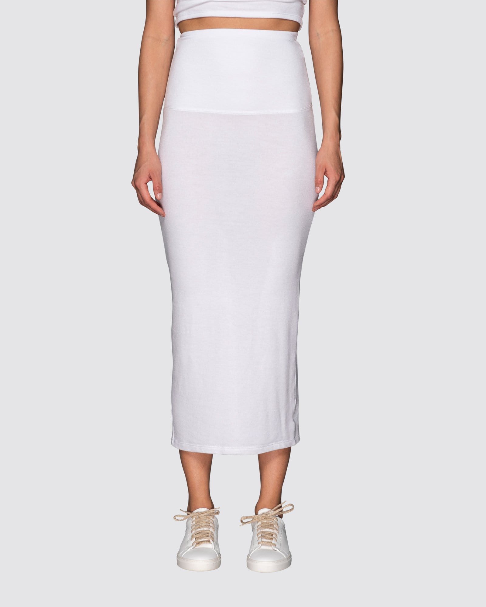 White | Tube Skirt by Bleusalt