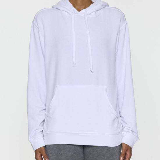 White | Womens Skater Hoodie
