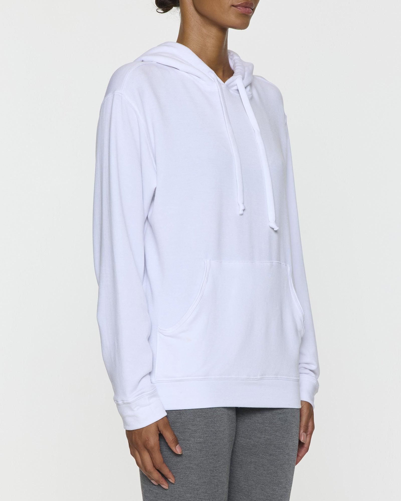 White | Womens Skater Hoodie