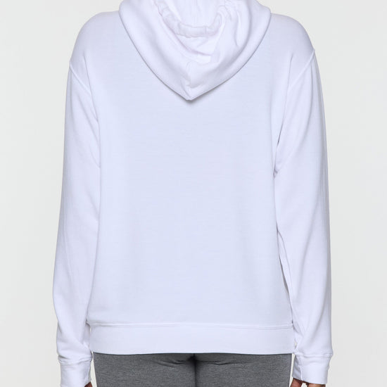 White | Womens Skater Hoodie