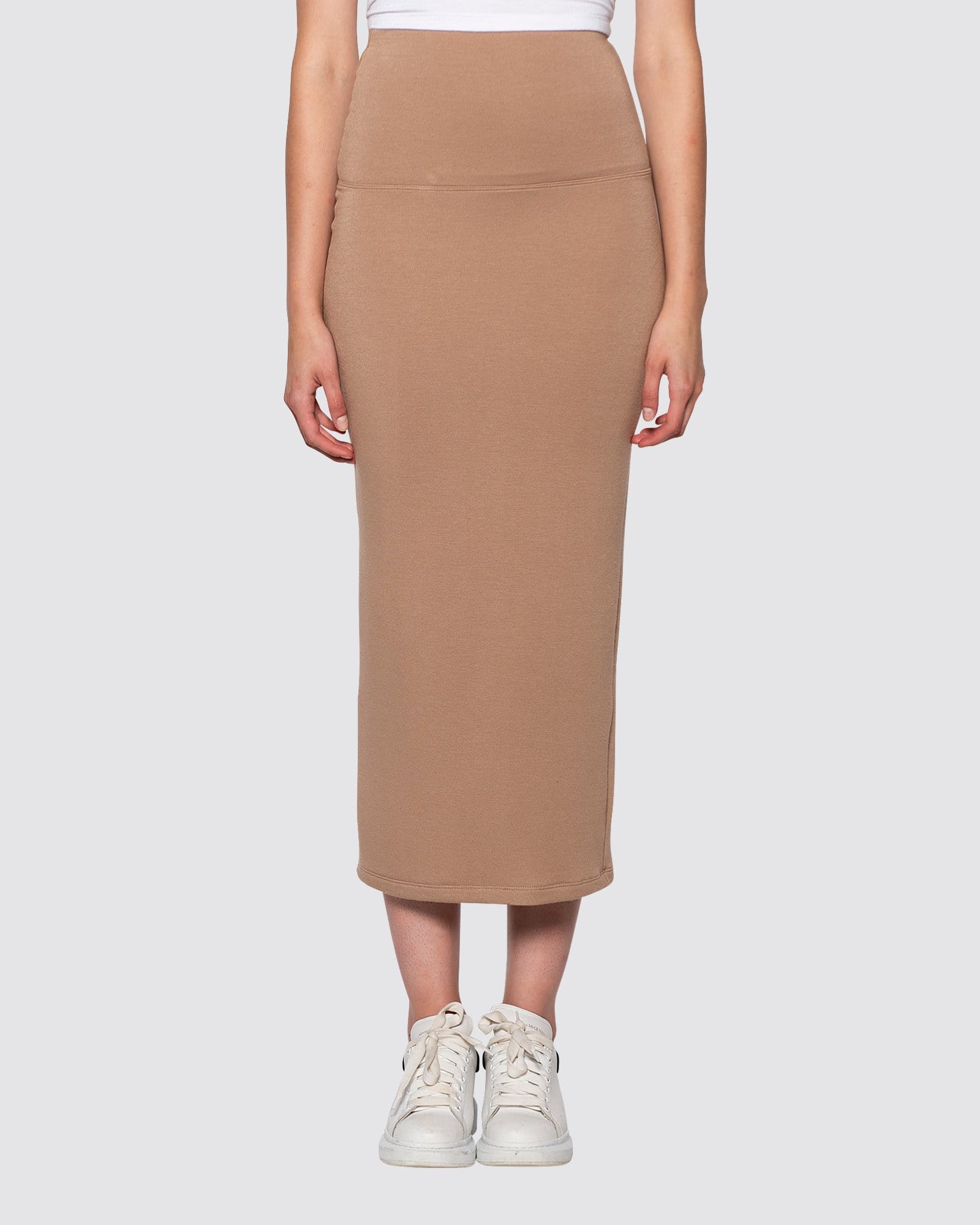 Camel | Tube Skirt by Bleusalt