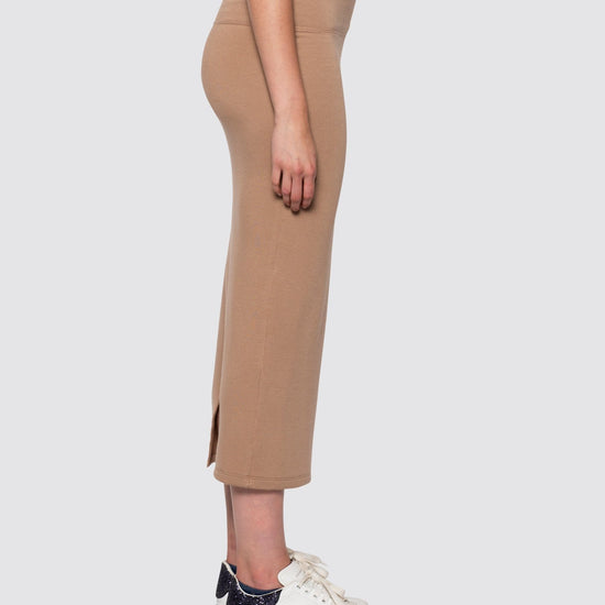 Camel | Tube Skirt by Bleusalt