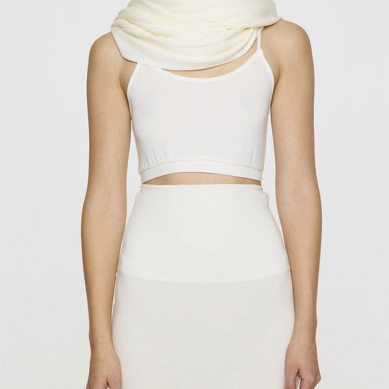 Unbleached | Soft Off-White Neck Wrap Scarf