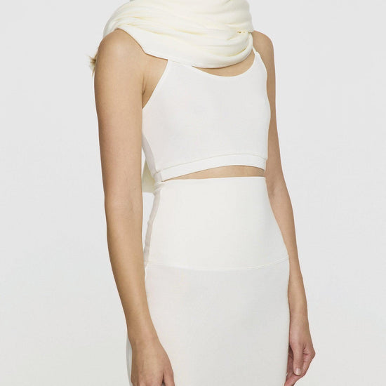 Unbleached | Soft White Neck Shoulder Wrap