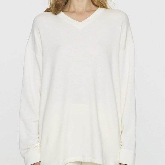 Unbleached | The Oversized V-Neck