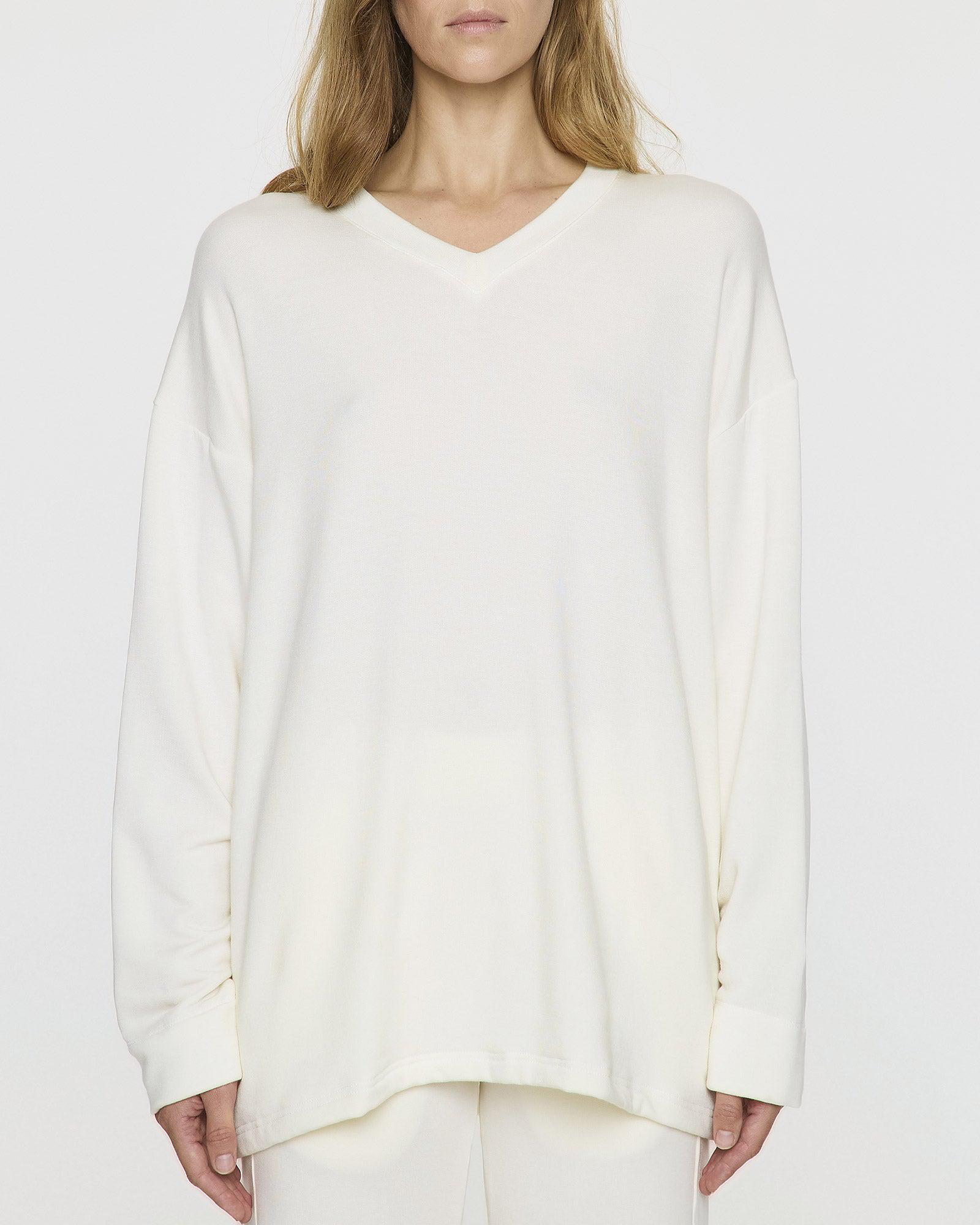 Unbleached | The Oversized V-Neck