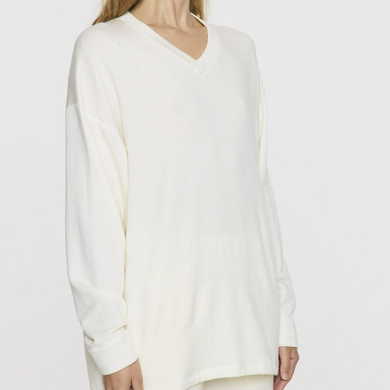 Unbleached | The Oversized V-Neck