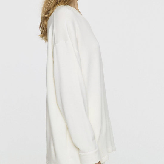 Unbleached | The Oversized V-Neck