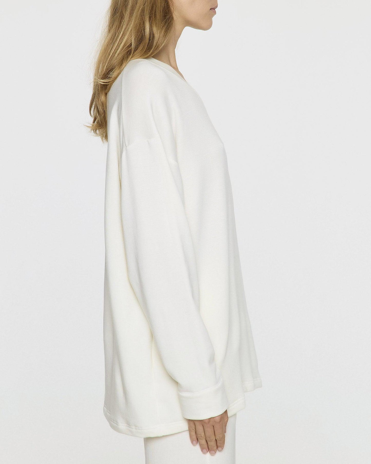 Unbleached | The Oversized V-Neck