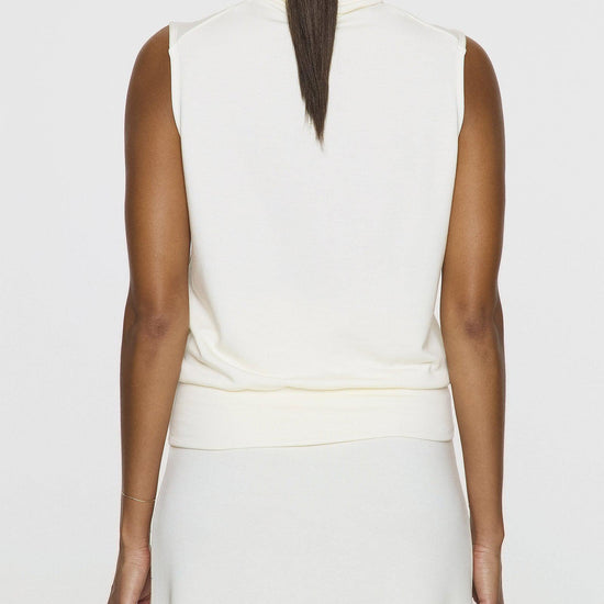 Unbleached | Sleeveless Turtleneck by Bleusalt