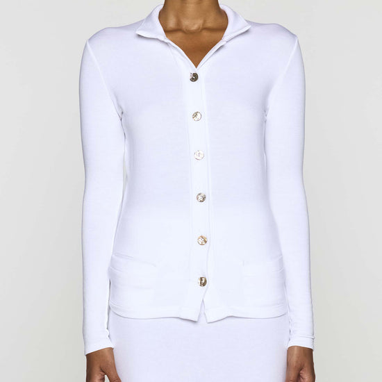 White | Soft Women's Cardigan