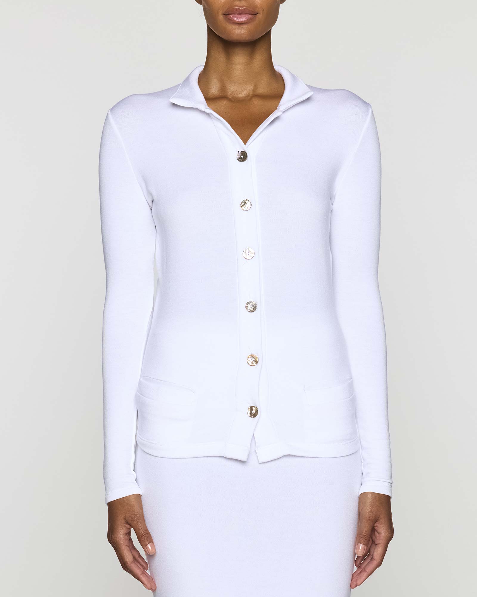 White | Soft Women's Cardigan