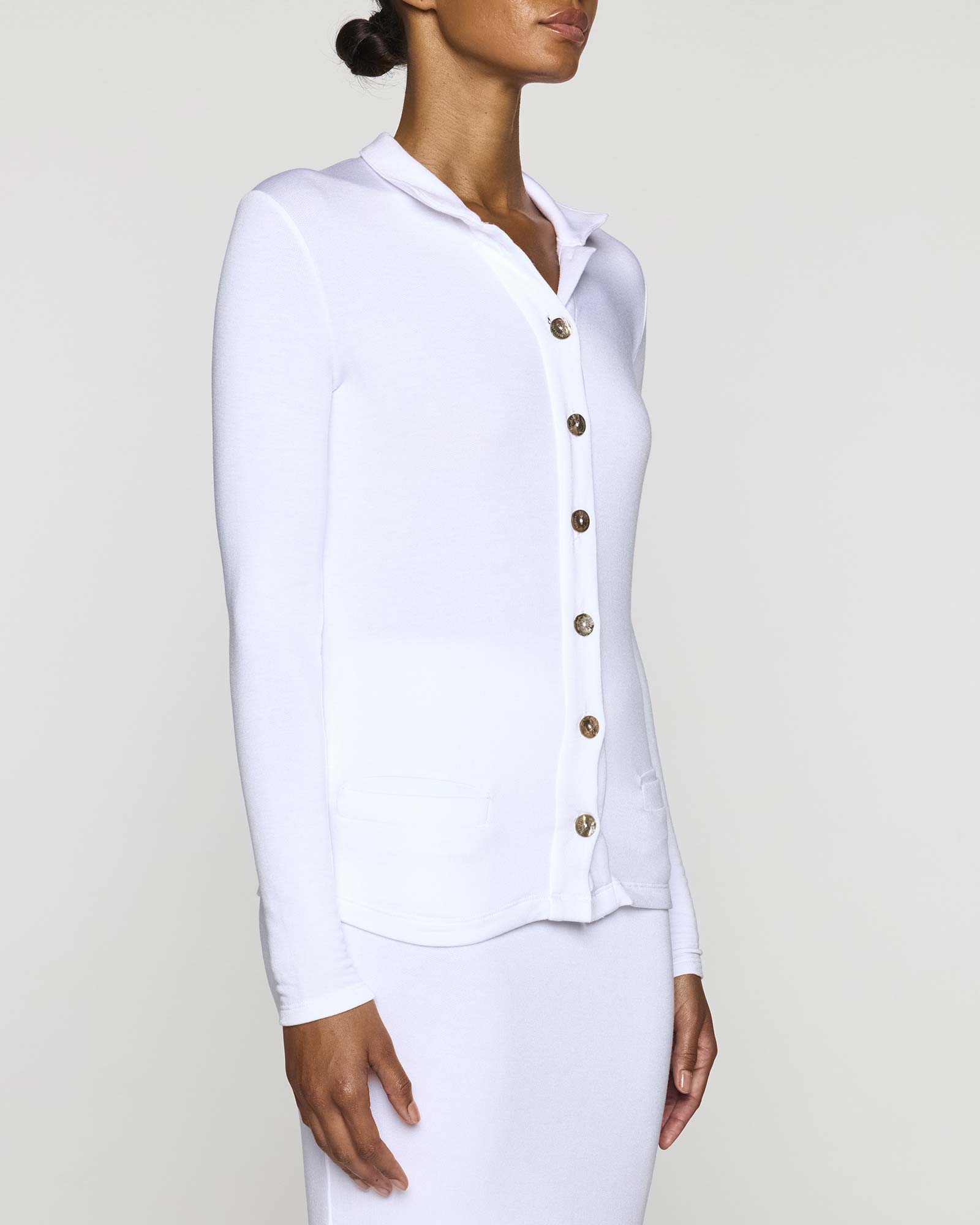 White | Soft Women's Cardigan