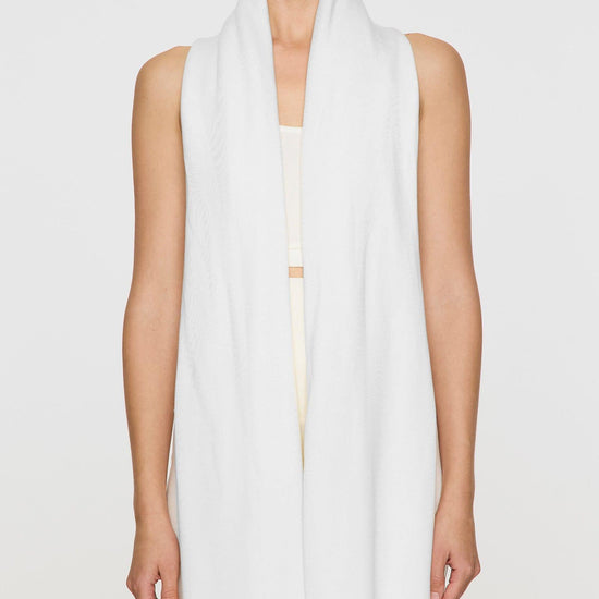 White | Soft Scarf Cashmere Like