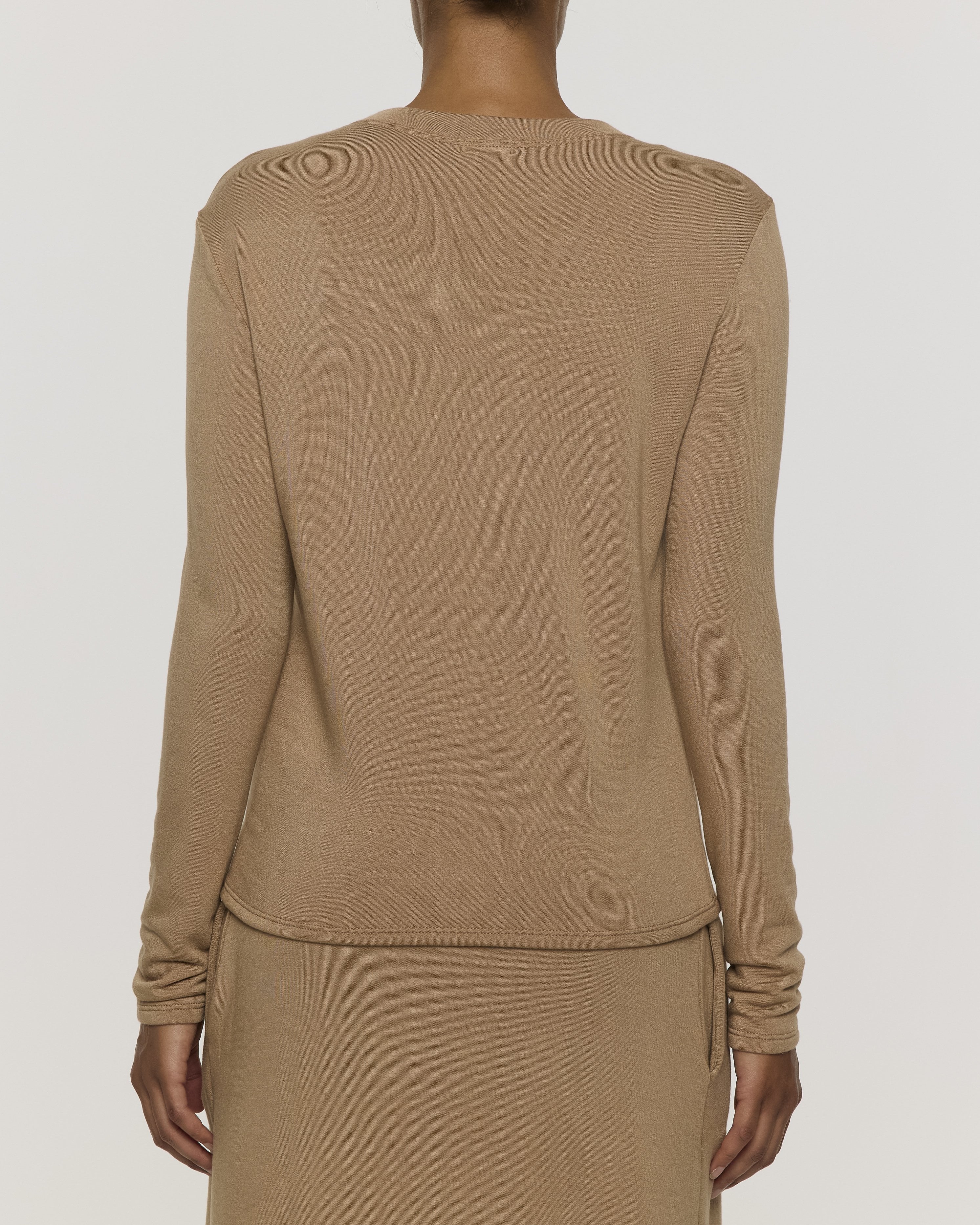 Camel | Women's Long Sleeve Crew Shirt