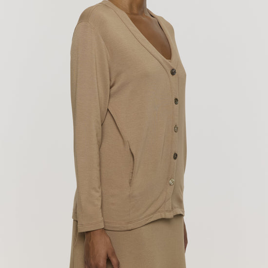 Camel | The Oversized Womens Cardigan
