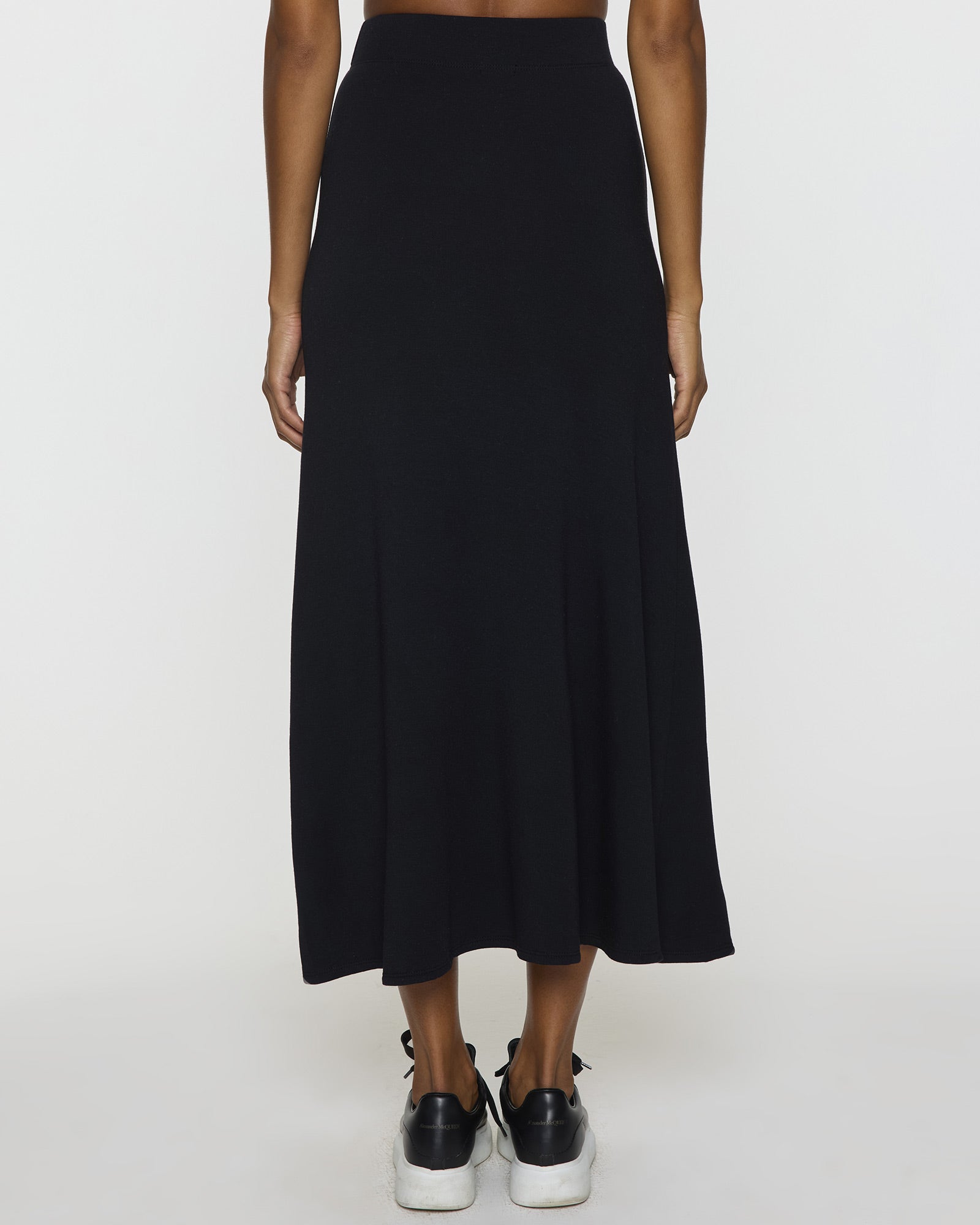 Black | The Long A-Line Skirt
