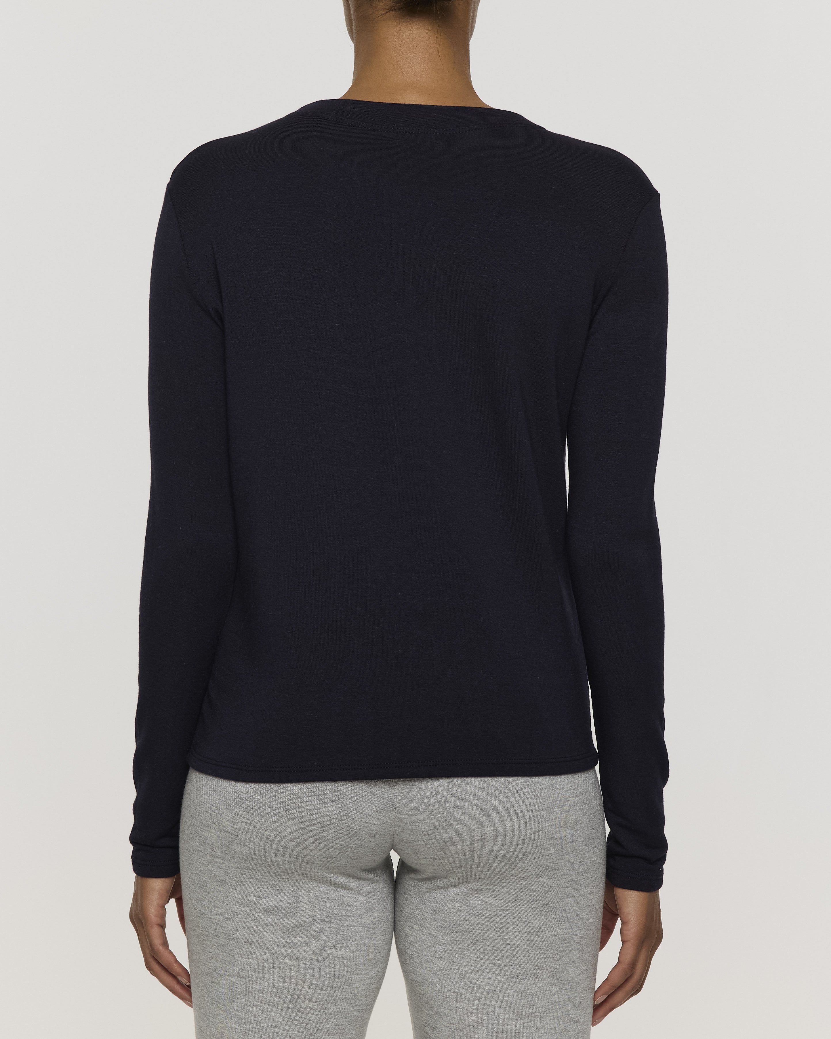 Navy | Women's Long Sleeve Crew Shirt