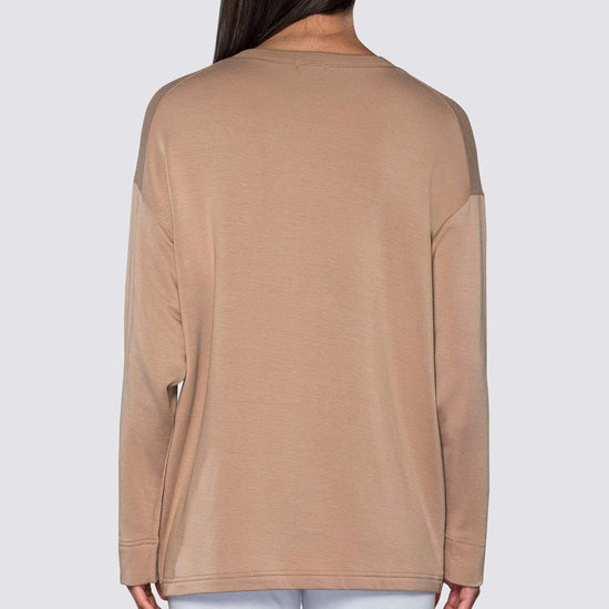 Camel | The Oversized V-Neck