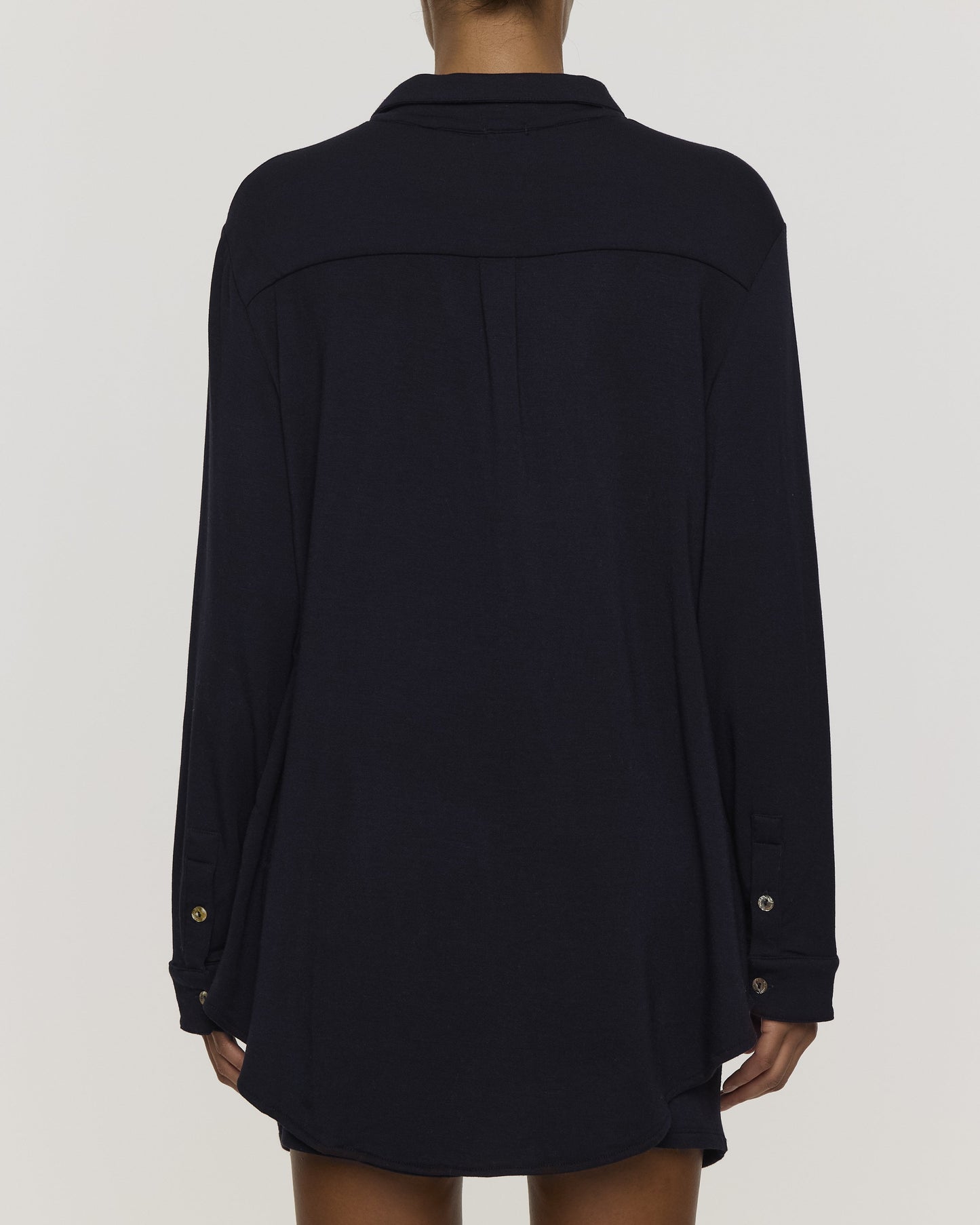 Navy | The Boyfriend Shirt by Bleusalt