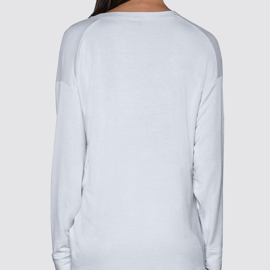 White | The Oversized V-Neck