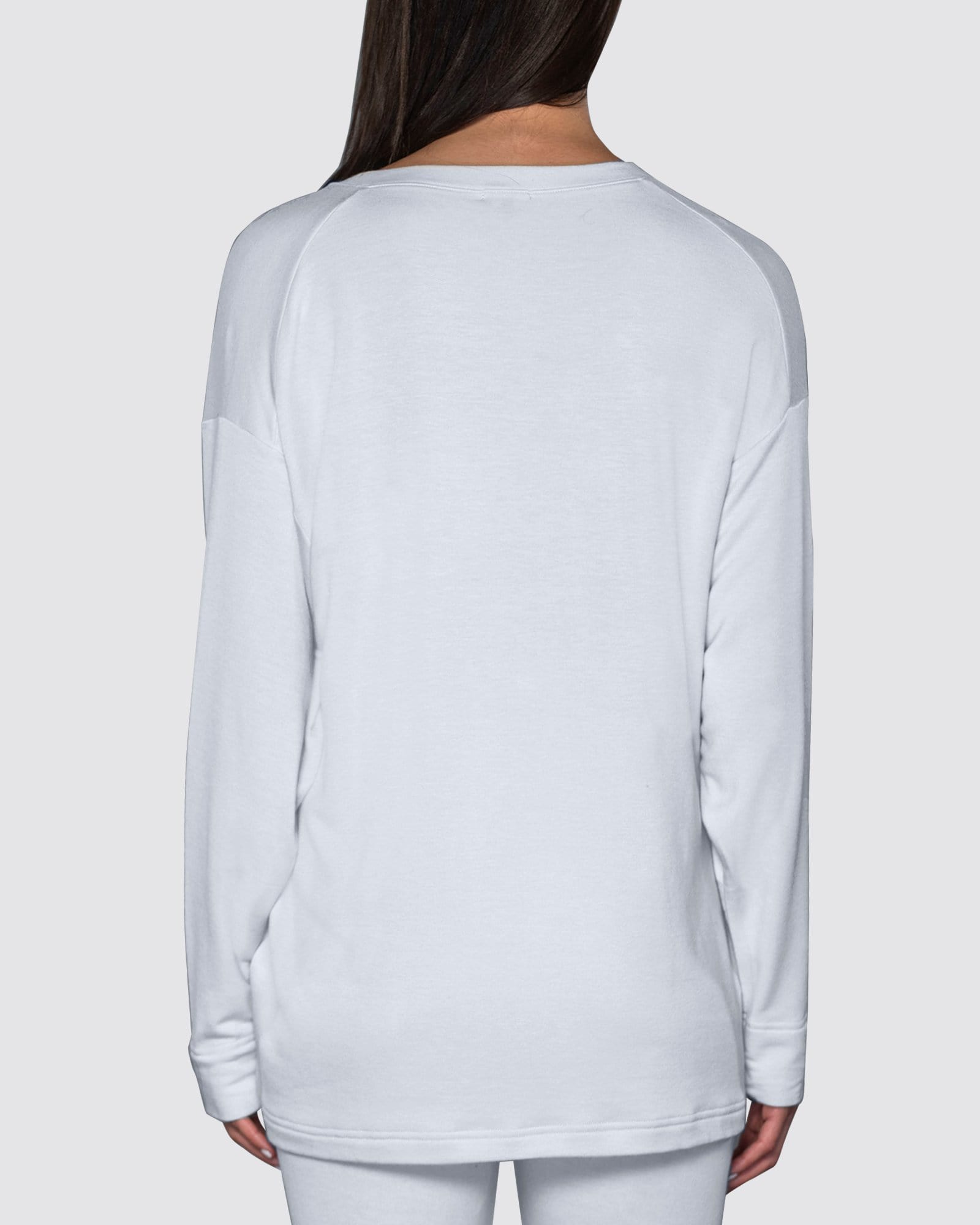 White | The Oversized V-Neck