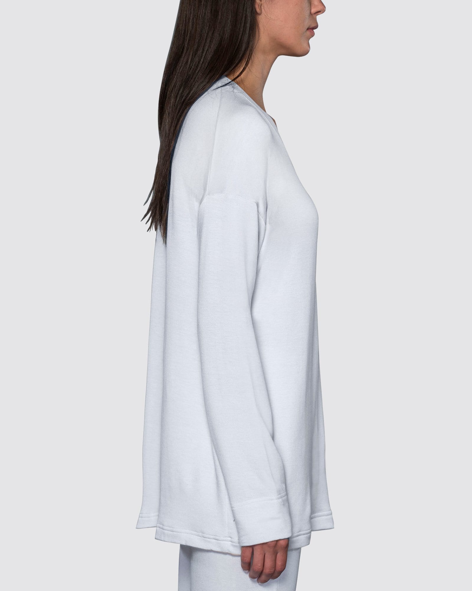 White | The Oversized V-Neck
