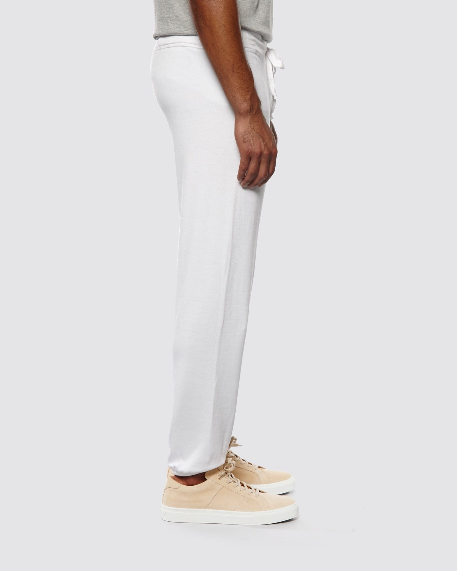 White | Men's Classic Sweatpant