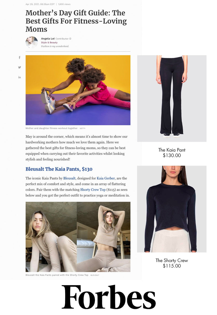 Mother’s Day Gift Guide: The Best Gifts For Fitness-Loving Moms-Bleusalt