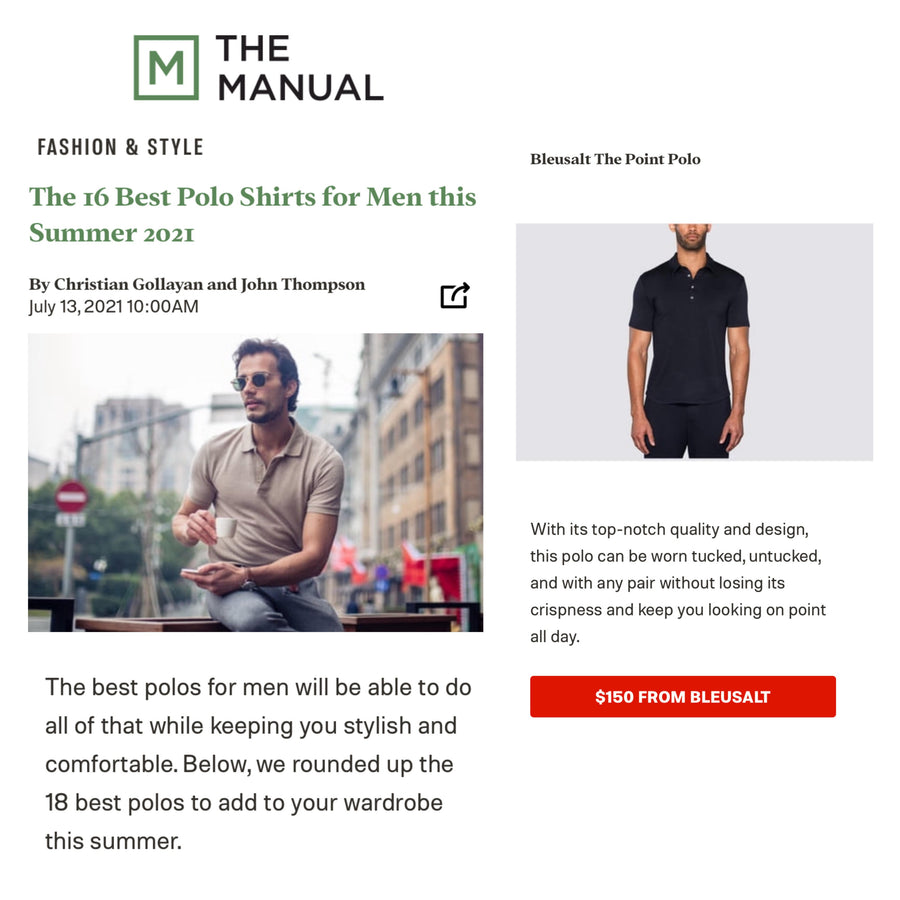 The 16 Best Polo Shirts for Men this Summer 2021-Bleusalt