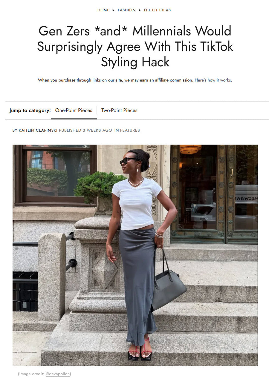 Gen Zers *and* Millennials Would Surprisingly Agree With This TikTok Styling Hack