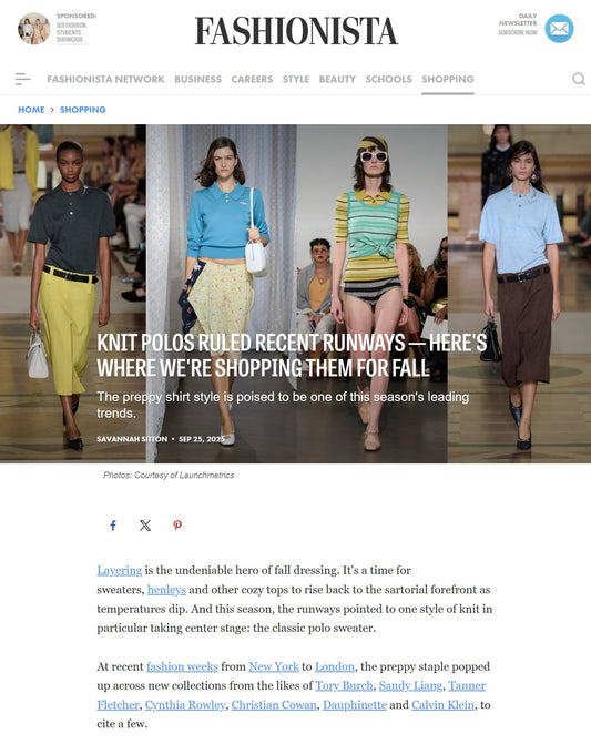 Knit Polos Ruled Recent Runways — Here's Where We're Shopping Them for Fall