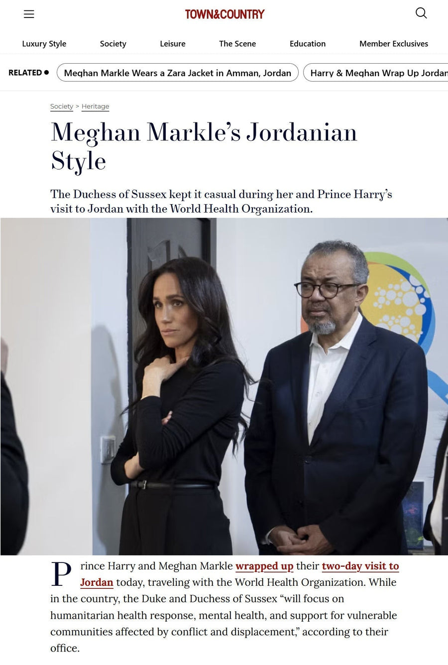 Meghan Markle’s Jordanian Style