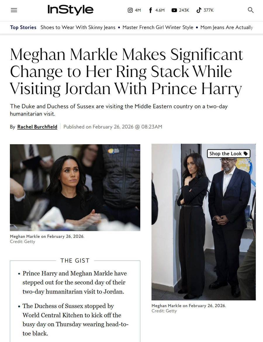 Meghan Markle Makes Significant Change to Her Ring Stack While Visiting Jordan With Prince Harry